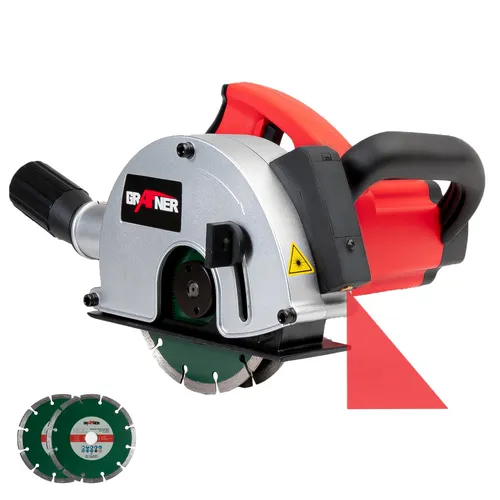 Grafner Mauernutfräse mit Laser – 1700 Watt für präzise Schnitte - Fräsen: Leistungsstarke Mauernutfräse mit 1700 Watt, integriertem Laser für exakte Schnitte und Staubabsaugung für sauberes Arbeiten.