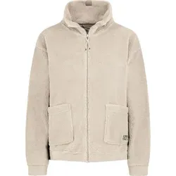 Sublevel Damenjacke Teddy-Fleece Stil - Weich und Warm - Modische Damenjacke aus kuscheligem Teddy-Fleece, ideal für kühle Tage. Mit praktischen Taschen und elastischen Bündchen für optimalen Tragekomfort. Perfekt für Freizeit und Outdoor, kombiniert Stil mit Funktionalität.