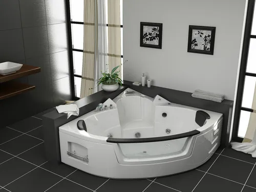 Premium Whirlpool Badewanne Venezia 152x152cm