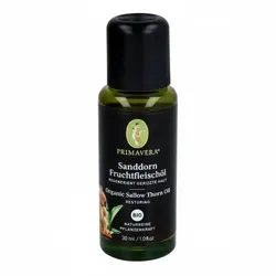Sanddorn Fruchtfleischöl Bio 30 ml - Körperöle - Regenerierendes Bio-Öl für alle Hauttypen, ideal bei Sonnenbrand und Neurodermitis, vegan und Natrue-zertifiziert.