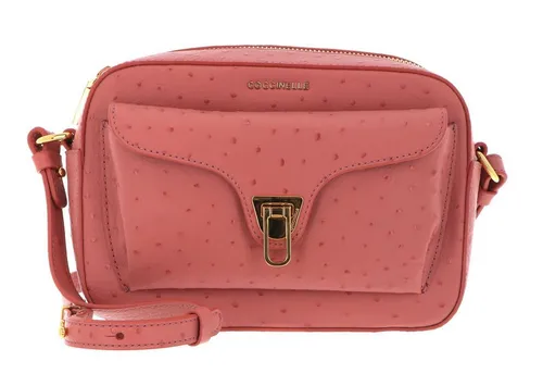 COCCINELLE Umhängetasche Beat Ostrich – Stylisch und Praktisch - Elegante COCCINELLE Umhängetasche aus hochwertigem Rindsleder, verstellbarer Schulterriemen und ausreichend Platz für Ihre Wertsachen. Ideal für jeden Anlass!