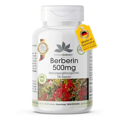 Berberin 500mg Kapseln