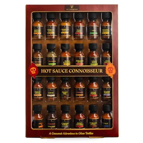 Tilz Hot-Sauce-Geschenkset | 24er-Pack für Chili-Liebhaber