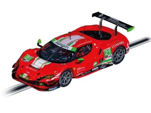Carrera FAHRZEUGE DIG124 Ferrari 296 GT3 'AF Corse, No.21' - Carrera 124 Modellfahrzeug, detailgetreue Nachbildung des Ferrari 296 GT3 'AF Corse, No.21', perfekt für Sammler und Rennsport-Enthusiasten.
