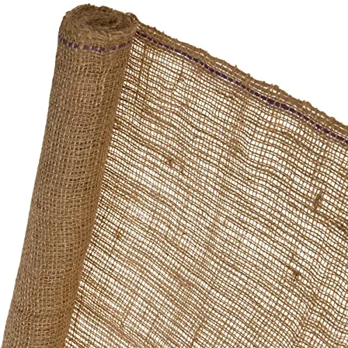 DéVa Jute-Schutzvlies Natur 1m x 3m - Jutegewebe - Dekoration aus Jute - Juteband Winterschutz