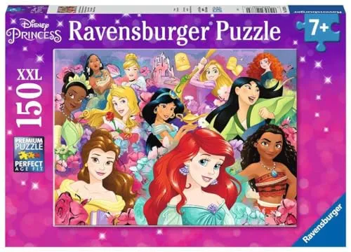 Ravensburger Kinderpuzzle - 12873 Träume können wahr Werden - Disney Prinzessinnen-Puzzle für Kinder ab 7 Jahren, mit 150 Teilen im XXL-Format