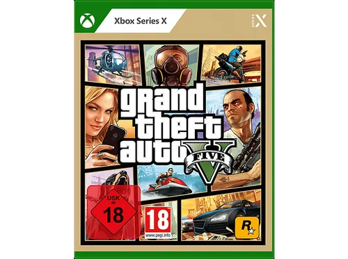 Grand Theft Auto 5 - Xbox Series X - Neu & OVP - Action & Abenteuer Spiel von Rockstar Games, jetzt für Xbox Series X mit beeindruckender Grafik und packendem Online Koop-Modus.