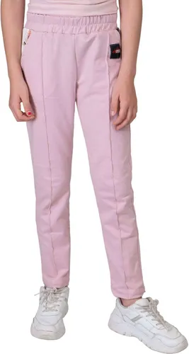 KMISSO Mädchen Freizeithose mit Nahtfalte – Rosa 146