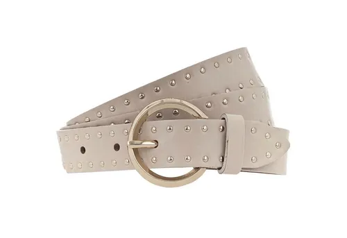Vanzetti Ledergürtel Dornschließe beige 100 - Damen-Gürtel aus hochwertigem Leder mit eleganter Dornschließe, ideal für stilvolle Outfits. Breite von 2,5 cm sorgt für optimalen Tragekomfort.