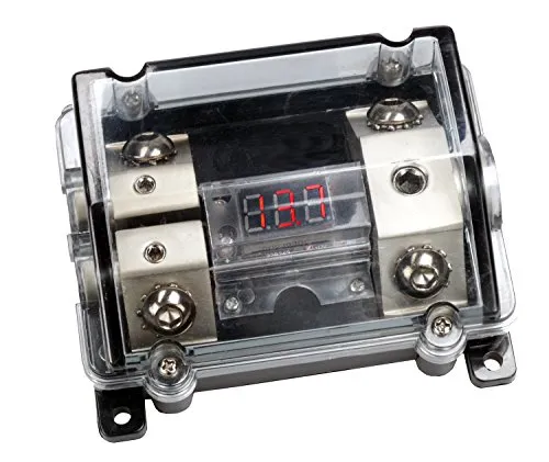 Sinustec Sicherungsverteilerblock SVB mit roter digital Voltanzeige