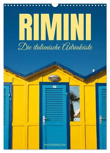 Photostravellers Rimini Kalender 2025 - Kalender über die italienische Adriaküste, mit beeindruckenden Fotografien der Strände von Rimini, ideal für Reisefans und Kunstliebhaber.