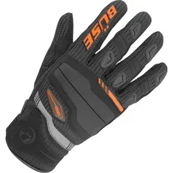Büse Fresh Motorradhandschuhe, schwarz-orange, Größe M L