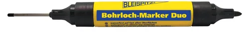 Bleispitz Bohrloch-Marker Duo, 2-in-1 mit Edelstahlspitze & Rundspitze 1,5–3 mm