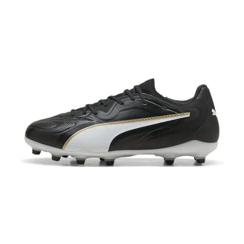 Puma King 20 Pro FG/AG – Fußballschuhe für besten Komfort und Kontrolle - Erlebe mit den Puma King 20 Pro FG/AG außergewöhnlichen Komfort und perfekte Ballkontrolle. Diese Fußballschuhe überzeugen durch ein superweiches Obermaterial und innovative Grip-Zonen für optimale Leistung auf jedem Untergrund.