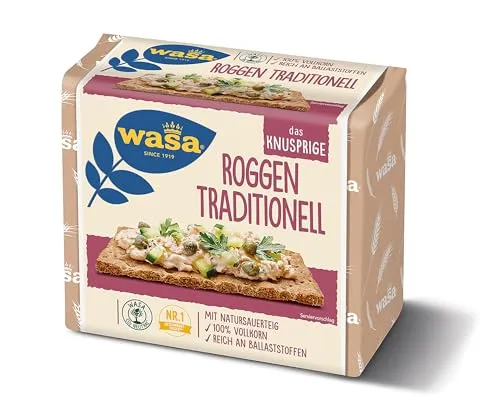 Wasa Knäckebrot Roggen Traditionell (235 g) von Wasa