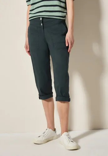 Cecil Damen B378678 Hose, Slate Khaki, 31W/22L - Damen-Hosen im Casual Fit mit Mid Waist und Slim Legs, ideal für lässige Outfits. Der Baumwollmix mit Stretchanteil sorgt für optimalen Tragekomfort.