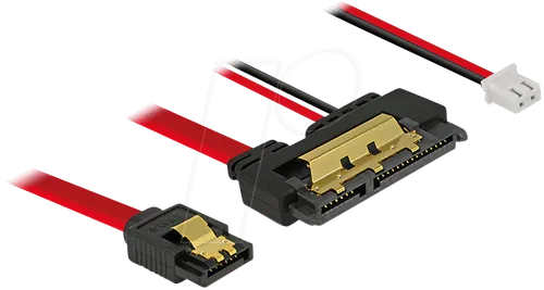 DELOCK 85238 - SATA 6 Gb/s Buchse + Strom Buchse > SATA