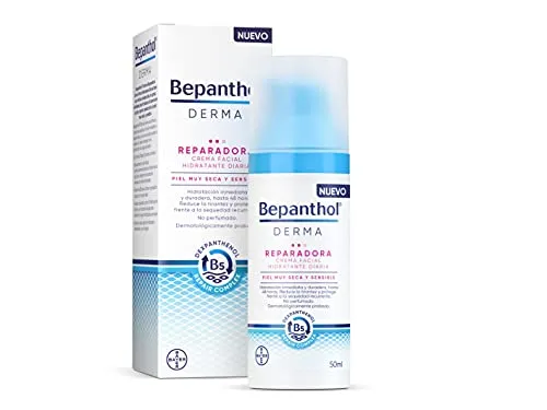 Bepanthol Derma Repair-Gesichtscreme, feuchtigkeitsspendend, für sehr trockene und empfindliche Haut, 50 ml
