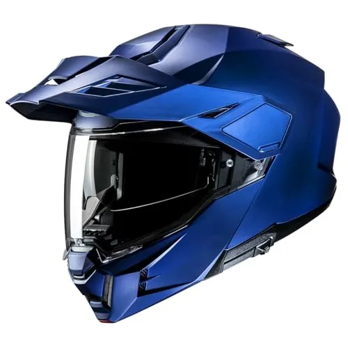 HJC i80 Solid Klapphelm, blau, 2XL für Männer - Motorradhelm mit APC Advanced Polycarbonate Compound für hohe Schlagzähigkeit und ACS Ventilation für optimalen Luftstrom und Komfort beim Fahren.