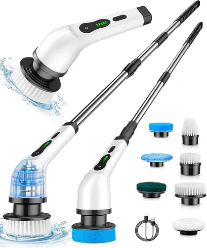 Kabellose Elektrische Reinigungsbürste mit 7 Bürstenköpfen