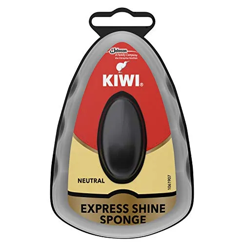Kiwi Express Shoe Shine Sponge for Neutral Shoes, 7 Ml