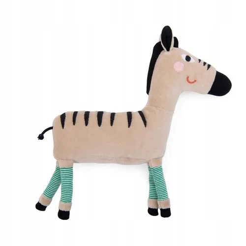 Produktbild Moulin Roty Zebra Stofftier Rassel Les Toupitis 679023 - Baby ab 0 Monate