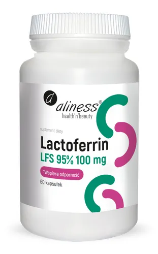 Aliness Lactoferrin LFS 95 % 60 Kapseln Immunsystem Eisenbindung natürlich