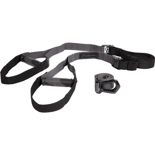 ENERGETICS Functional Trainer 2.0 - Vielseitiger Schlingentrainer - Fitnessgeräte für effektives Ganzkörpertraining, ideal zur Stärkung der Muskelkoordination. Inklusive Transportbeutel und Türanker, max. Benutzergewicht 100 kg.