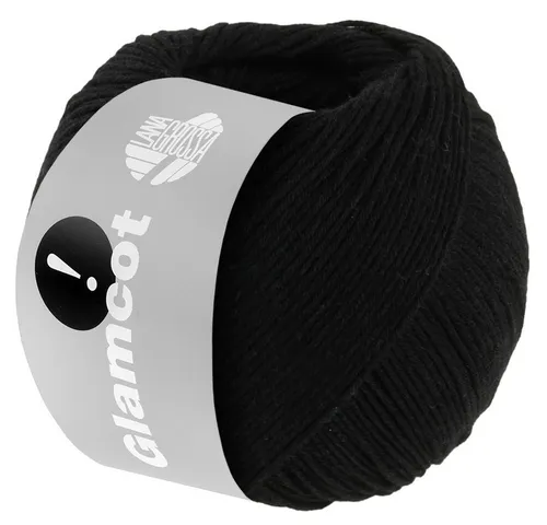LANA GROSSA GLAMCOT Häkelwolle, 155 m (zart glänzende, multifile Baumwoll-Viskosemischung), 50 g