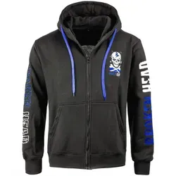 Broken Head Hoodie Original Blau