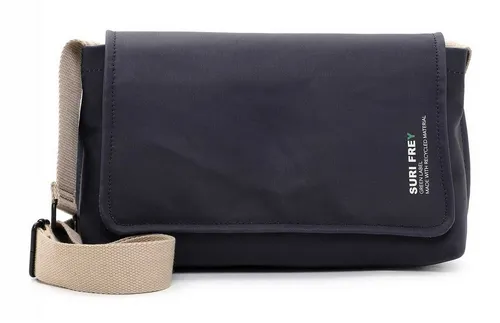 SURI FREY Handtasche Umhängetasche - Umhängetasche aus Baumwolle im stilvollen Design, mit praktischer Innengestaltung für mehr Ordnung und einem längenverstellbaren Umhängeriemen.