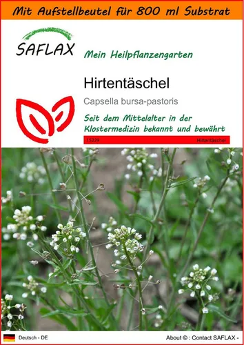 SAFLAX Blumensamen SAFLAX - Garden in the bag - Hirtentäschel