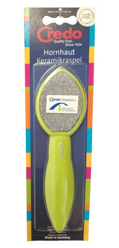 Produktbild Credo Solingen Hornhautraspel Keramik Hornhautentferner Diabetic Feile Fußraspel