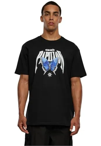 Mister Tee Herren T-Shirt Origami Tee Black L