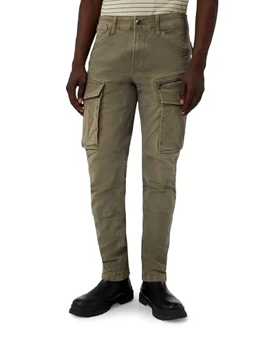 G-STAR Herren Rovic Zip 3D Regular Tapered Pants Pants, Braun (Vintage Dust Turf D02190-e172-h515), 36W / 32L