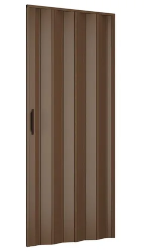 Porta soffietto da Interno 83x214cm in pvc color noce