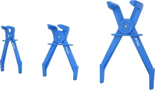 BRILLIANT TOOLS BT521015 Schlauch-Abklemm-Zangen-Satz, 90° abgewinkelt, 3-tlg [Powered by KS TOOLS]