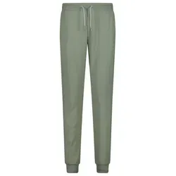 CMP Woman Long Pant mineral (E621) 34 - Damen Outdoor- und Wanderhose aus Baumwollstretch mit Rippbündchen und verstellbarem Tunnelzug, perfekt für Freizeitaktivitäten und gemütliche Tage zu Hause.