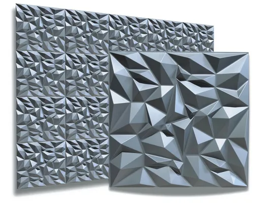 IKHEMalarka 3D Wandpaneel 3D Paneele PVC Kunststoffpaneele, BxL: 50,00x50,00 cm, 0,25 qm, (1 Stück, 3D Wandpaneele Deckenpaneele) hochwertige & harte PVC 3D Platten Wand & Decke