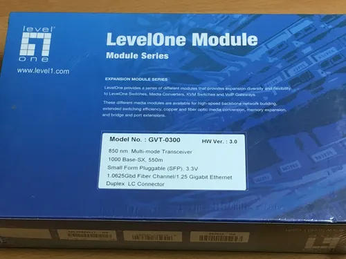 LevelOne GVT-0300 SFP Transceiver Modul LC Anschluss