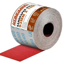 Schleifpapier Rolle 93 mm x 10 m Körnung 400 für Handschleifer - Vielseitige Schleifpapier Rolle 93 mm x 10 m mit Körnung 400. Ideal für präzises Schleifen, Polieren und Entrosten von verschiedenen Materialien. Flexibel zuschneidbar und langlebig – für perfekte Ergebnisse in jedem Projekt.