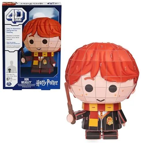 4D Build - Ron Weasley - 3D-Puzzle des beliebten Harry Potter-Filmheldens aus hochwertigem Karton, 87 Teile, für Fans der magischen Abenteuerserie ab 12 Jahren