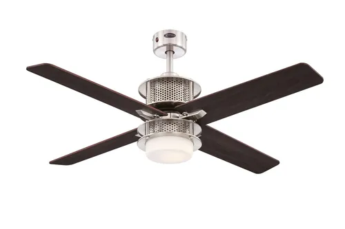 Westinghouse Deckenventilator Oscar, dimmbar in silber von Westinghouse