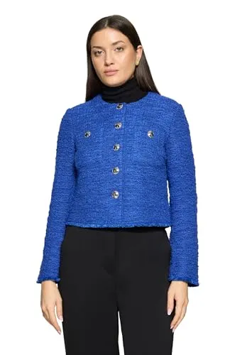 Betty Barclay Damen Blazer-Jacke Langarm 46, Adria Blue von Betty Barclay