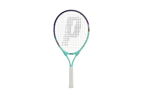 Prince Kinder-Tennisschläger Ace/Face 19in - Besaitet, Pink - Aluminium Junior-Tennisschläger für Nachwuchsspieler ab 4 Jahren. Leicht und handlich, ideal für erste Tennisversuche. Kopfgröße: 529cm², Gewicht: 190g.