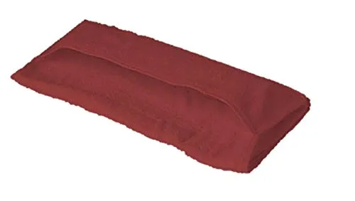 EXKLUSIV HEIMTEXTIL Liegestuhlauflage mit Kapuze 500g/m² 70 x 200 x 20 cm Bordeaux - Hochwertige Liegestuhlauflage für Gartenstühle, 500 g/m², pflegeleicht und schadstoffgeprüft nach Ökotex Standard 100, ideal für entspannte Stunden im Freien.