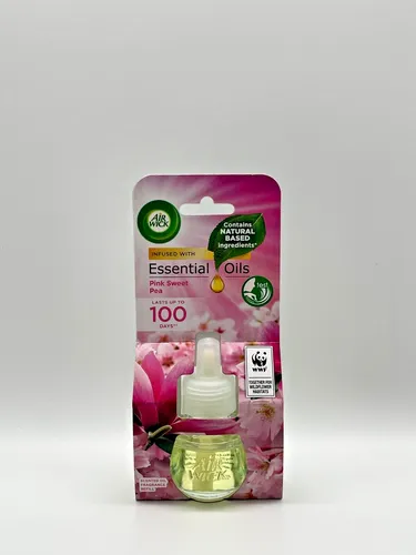 3x Air Wick Duftölflakon Duftstecker Pink Sweet Pea 19 ml