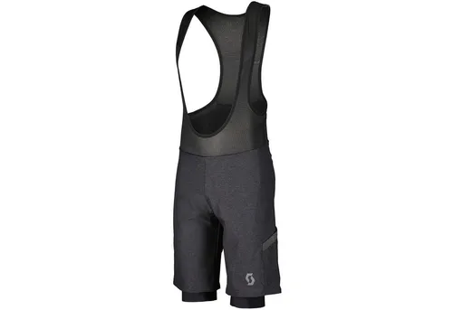 Scott Gravel Hybrid +++ Fahrrad Trägerhose kurz schwarz/grau 2024