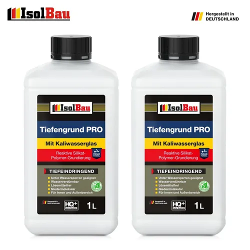 Tiefengrund PRO 2L Haftgrund mit Kaliwasserglas Gebrauchsfertig Tiefgrund