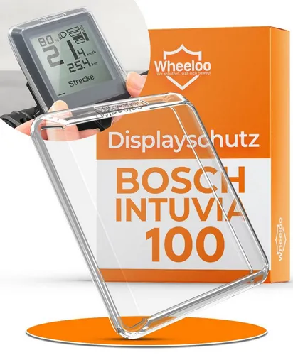 Wheeloo Displayschutzglas Bosch Intuvia 100 Displayschutz Ebike Schutzhülle wasserabweisend, 1 Stück, E Bike Display Schutz Zubehör für Fahrradcomputer